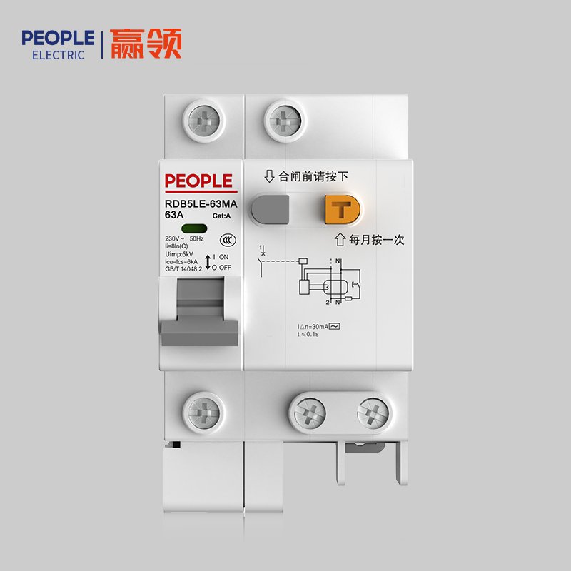 DB真人电器，DB真人电器集团，DB真人电器集团有限公司，中国DB真人电器，RDB5LE-63MA系列剩余电流动作断路器