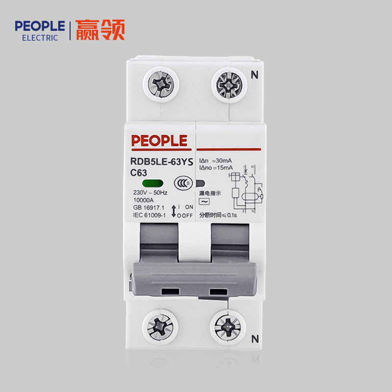 DB真人电器，DB真人电器集团，DB真人电器集团有限公司，中国DB真人电器，RDB5LE-63YS系列一体式预付费剩余电流动作断路器