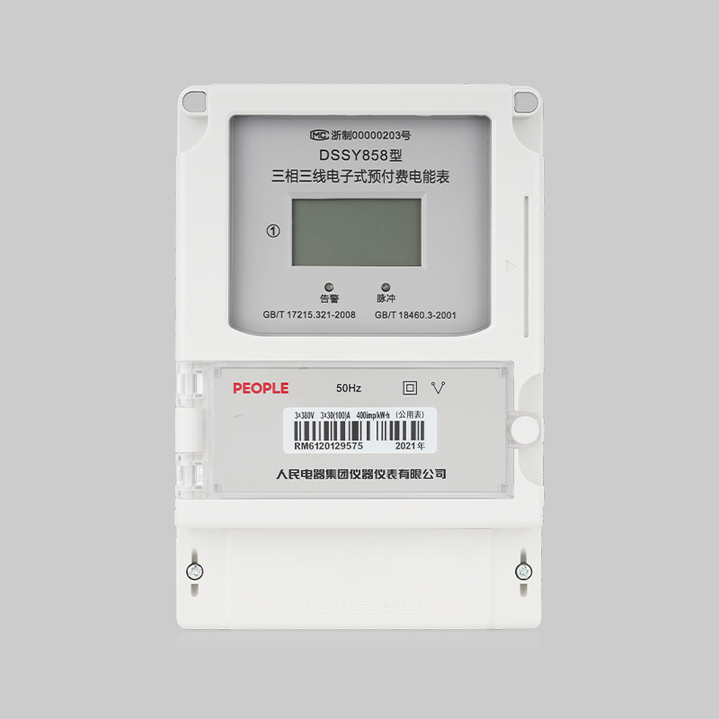 DB真人电器DSSY858/DTSY858型三相电子式预付费电能表 